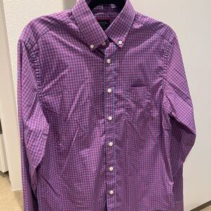 UNTUCKit - Men's Purple and Blue Checkered Shirt